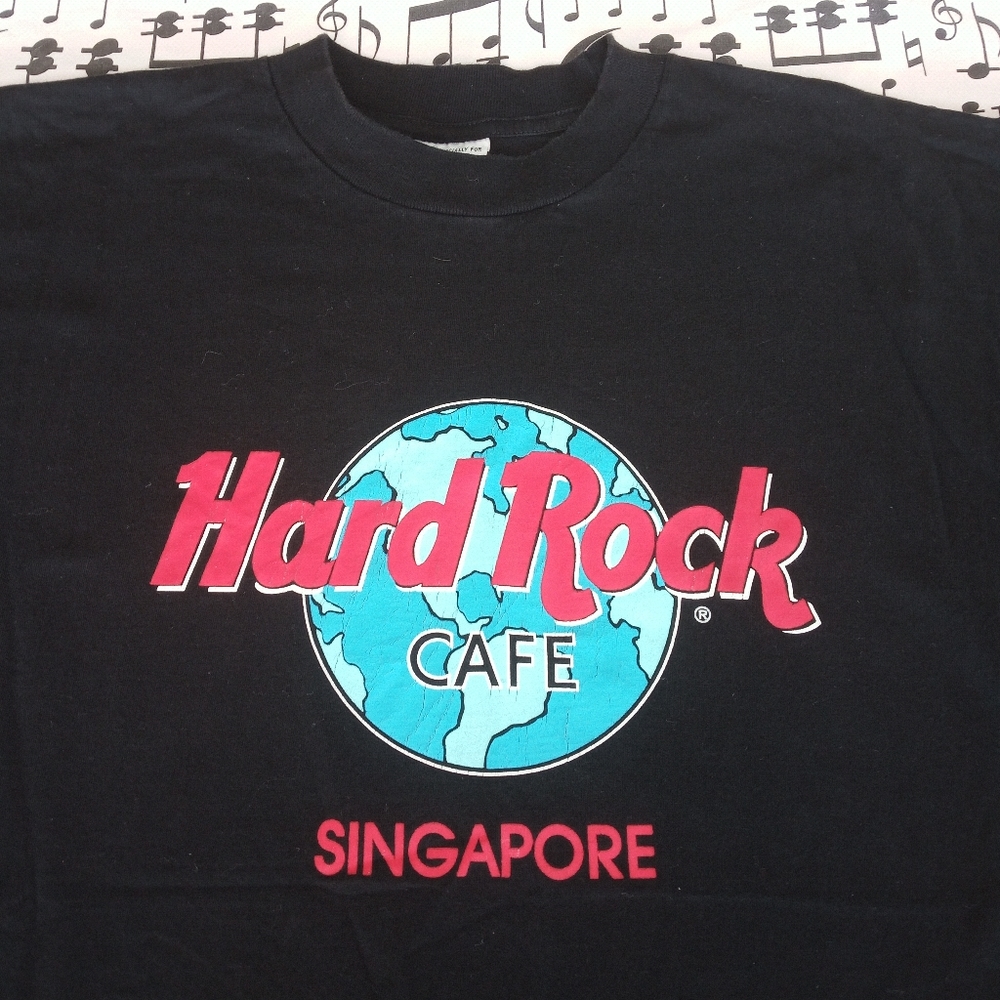 Hard Rock Singapore Black Tshirt